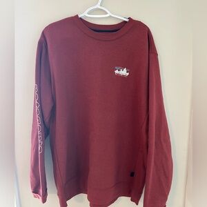 Patagonia Men's Crewneck Sweater in Deep Red